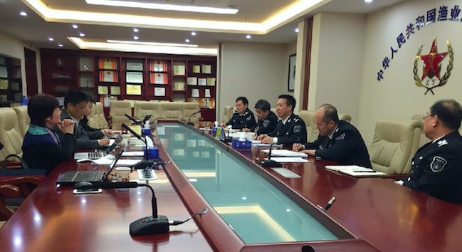 优胜客互联董事长杨冰之、总经理郑爱军一行拜访国家渔业船舶检验局
